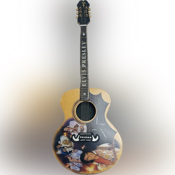 ELVIS PRESLEY ROCK N' ROLL LEGEND GUITAR FIGURE BRADFORD EXCHANGE 2013 W/COA - Picture 5 of 8